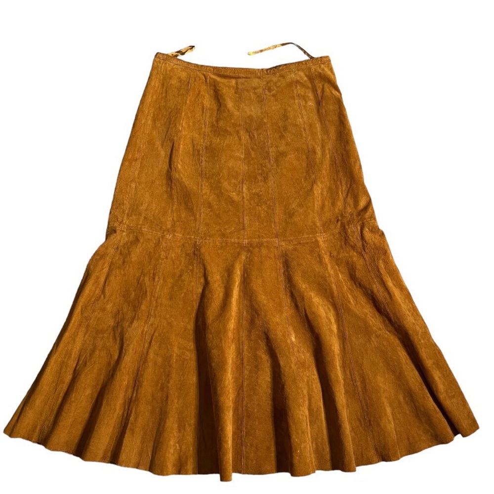 Prosper & Devine Brown Leather Skirt - Size 12
